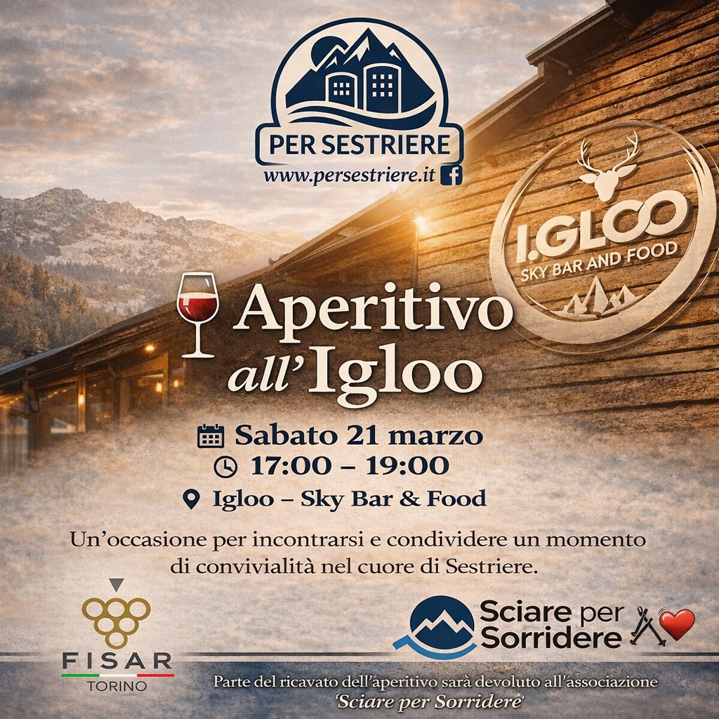 Aperitivo all'Igloo Sestriere